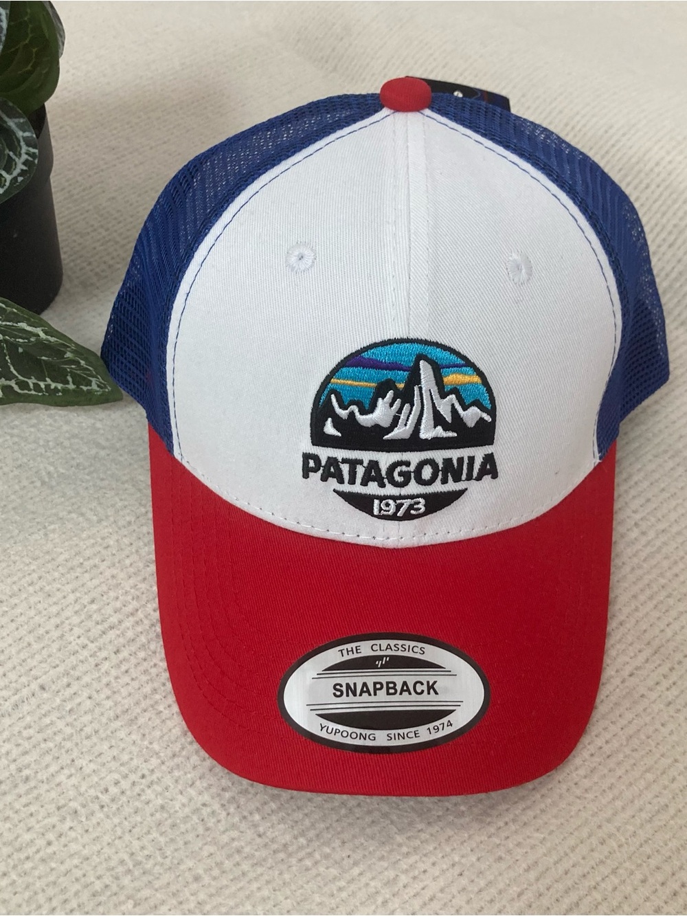 Patagonia Red, White & Blue Logo Trucker Cap